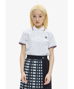 FRED PERRY / 女裝 G12 雙條紋 POLO衫