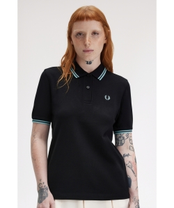 FRED PERRY / 女裝 G3600 雙條紋 POLO衫