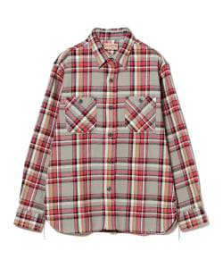 SUGAR CANE / 女裝 TWILL 格紋 長袖襯衫