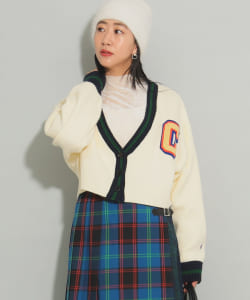 Champion × Ray BEAMS / 女裝 布章 針織開襟衫