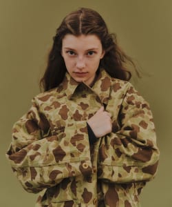 BUZZ RICKSON'S × BEAMS BOY / 女裝 HB 迷彩 軍風外套SP
