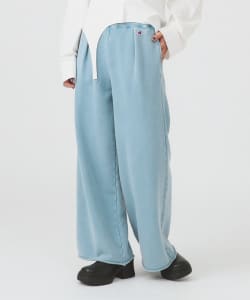 Champion × Ray BEAMS / 別注 女裝 褪色加工 棉質長褲