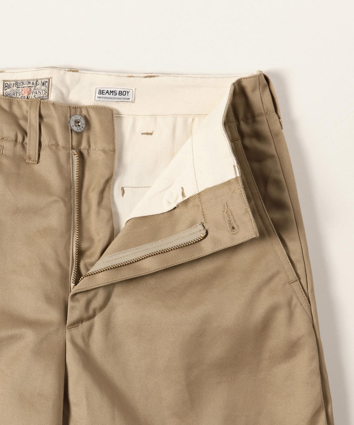 Beams Rogo's BEAMS BOY BUZZ RICKSON’S × BEAMS BOY / 別注 女裝 軍事 卡其 長褲(褲子 休閒褲)網購|BEAMS