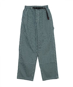 【WEB限定】Gramicci / 女裝 OVERDYED HICKORY  WORK PANT
