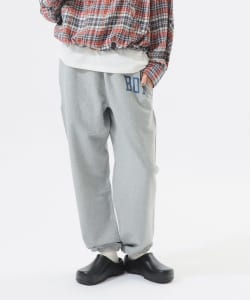 Champion × BEAMS BOY / 別注 女裝 BOY 印花 抽繩 棉褲