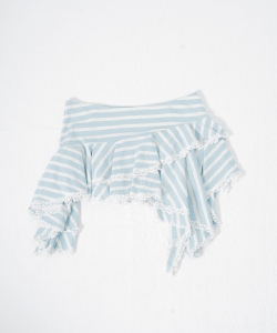 YUHAN WANG / 女裝 lace trim flounce skirt 蕾絲滾邊 荷葉短裙