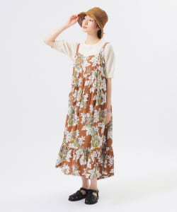 SUN SURF × BEAMS BOY / 別注 女裝 抽皺 夏威夷 洋裝