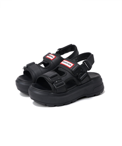 〈WOMEN〉HUNTER / CITY REBEL NEO LEATHER BUCKLE SANDAL