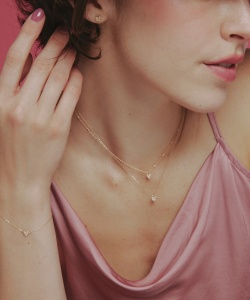 【店鋪限定販售】les bon bon / Ava diamond necklace