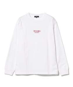 BEAMS HEART/ 男裝 LOGO 刺繡 長袖 T恤