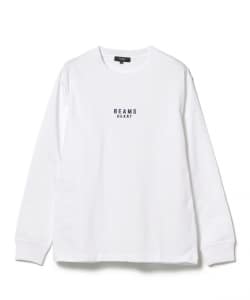 BEAMS HEART/ 男裝 LOGO 刺繡 長袖 T恤