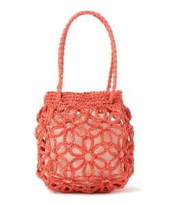 BEAMS HEART / 女裝 花朵 編織 手提包