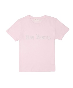 Ray BEAMS / 女裝 水鑽LOGO短袖T恤 Ray40thTW