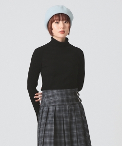 Ray BEAMS / 女裝 14G 羅紋 樽領 針織衫