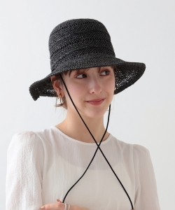 Ray BEAMS / 女裝 紙質 簍空 編織 草帽
