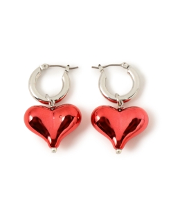 Ray BEAMS / 女裝 金屬感 愛心 耳環