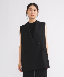 【TIME SALE】Demi-Luxe BEAMS / 女裝 劍領 雙鈕釦 西裝 背心