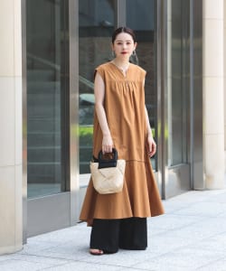 【3/13再降價】ne Quittez pas × Demi-Luxe BEAMS / 別注 女裝 刺繡 無袖 洋裝