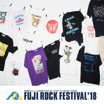 FUJI ROCK FESTIVAL'18 SUPPORT。 BEAMS特別版T-SHIRT販售企劃正式展開!