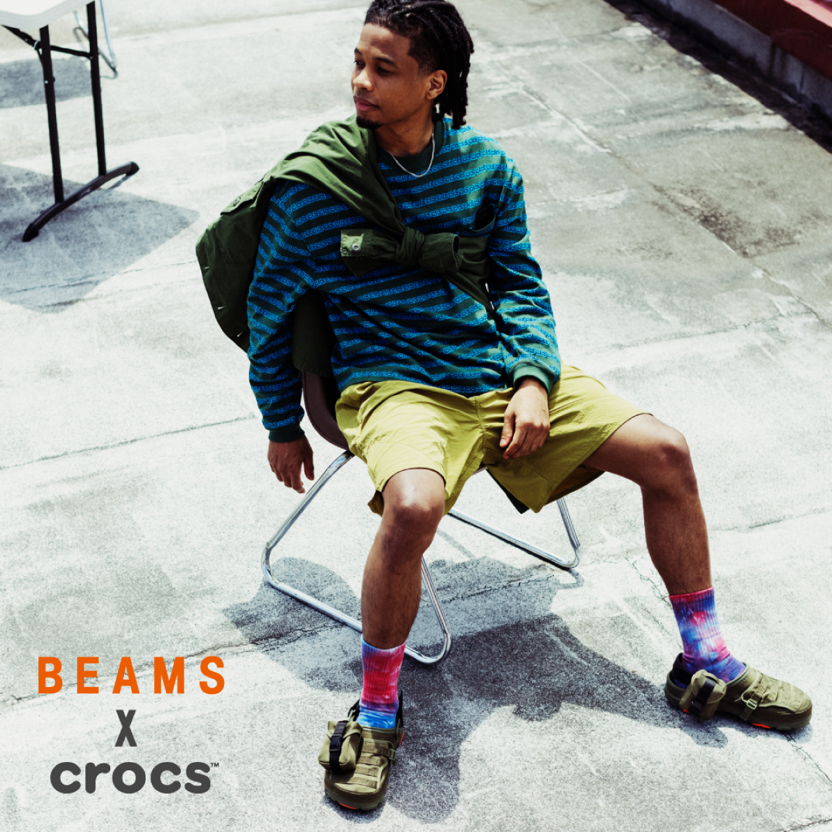 Crocs × BEAMS聯名系列第四彈全球初亮相！融合「戶外」與 「軍事」要素的兩種款式重磅登場
