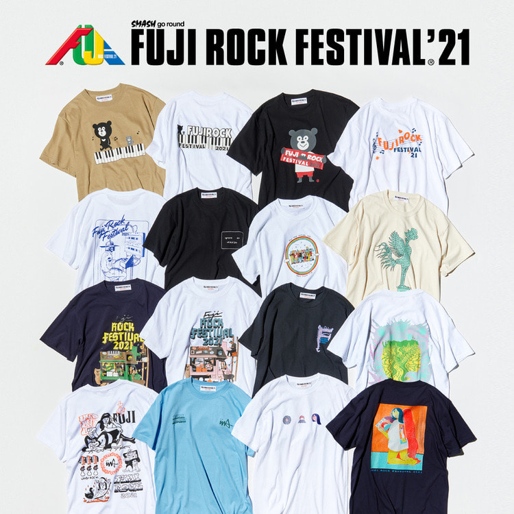 FUJI ROCK FESTIVAL'21 × BEAMS 官方T恤全系列發售！