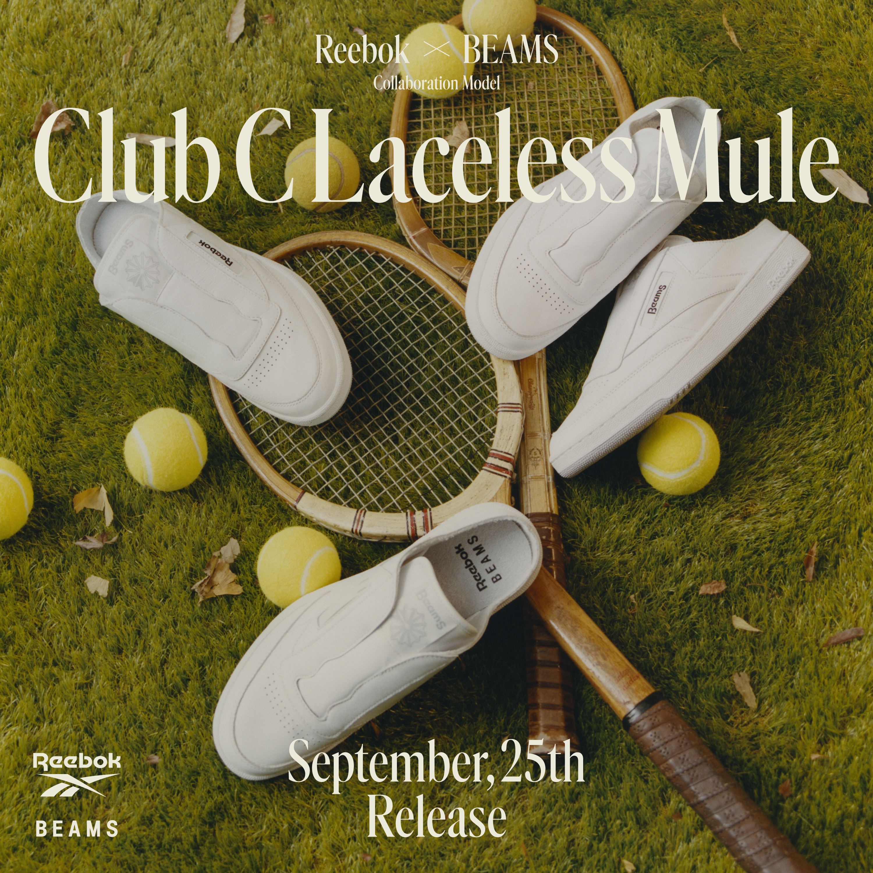 BEAMS攜手＜Reebok＞合作推出『Club C Laceless Mule』正式登場