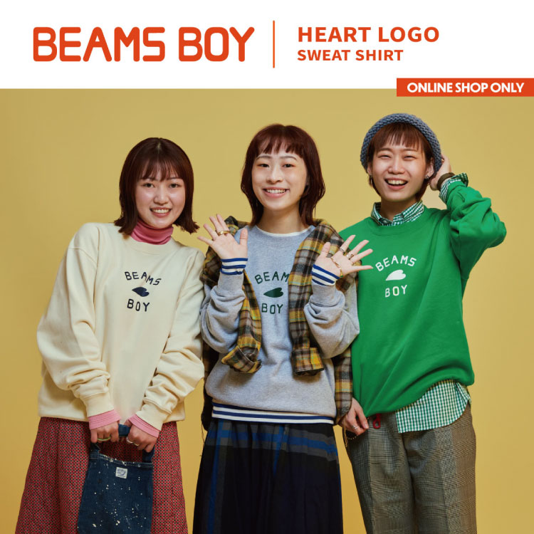 換上秋冬面貌、〈BEAMS BOY〉HEART LOGO衛衣官網限定發售！