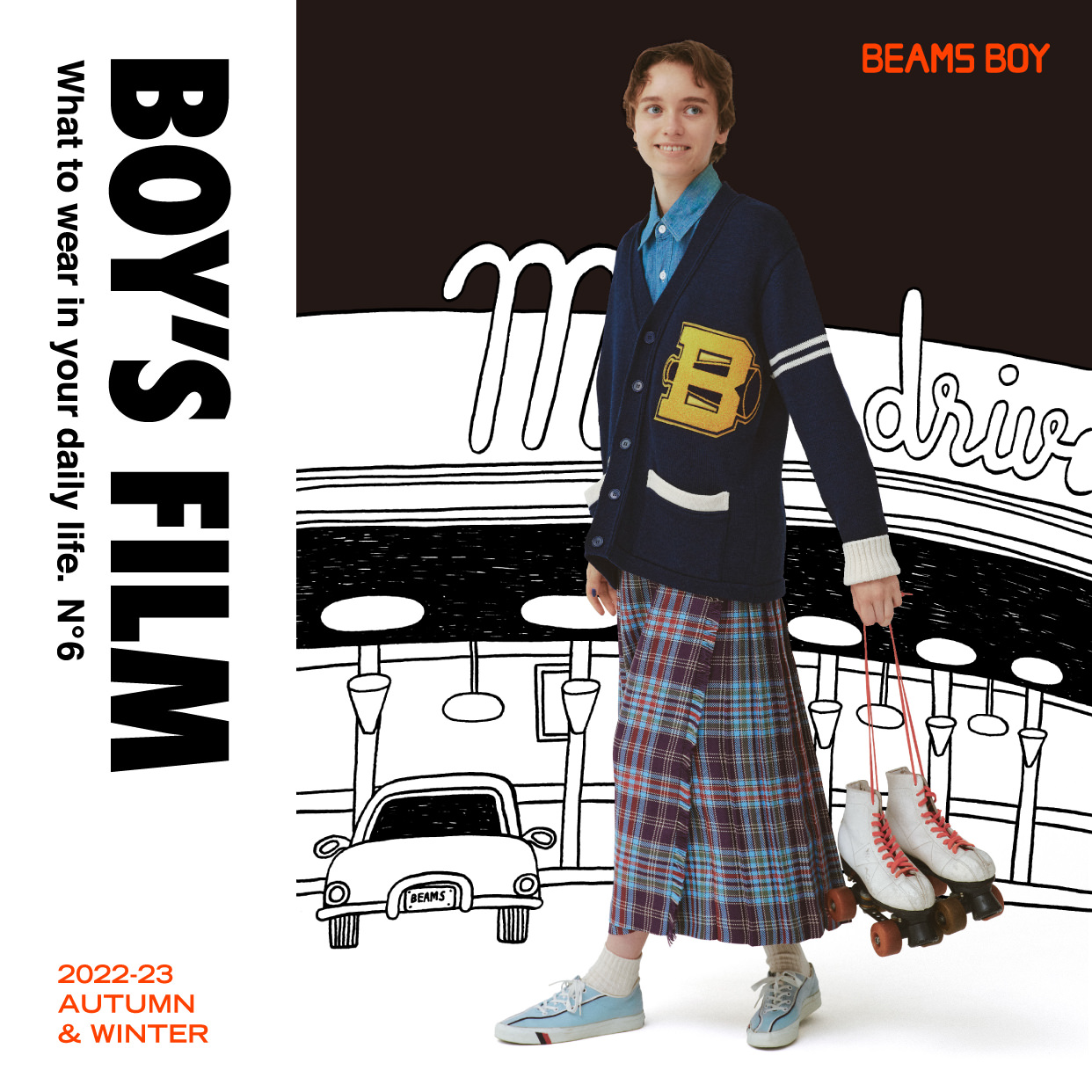 從電影中汲取靈感的〈BEAMS BOY〉穿搭｜BOY'S FILM VOL.3