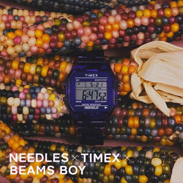 NEEDLES × TIMEX × BEAMS BOY｜紀念〈BEAMS BOY〉創立25週年、豪華的三方別注錶款登場！