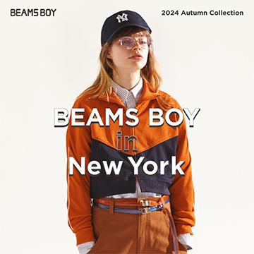 令人想外出旅行的〈BEAMS BOY〉紐約時尚風格｜2024 Autumn Collection