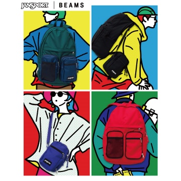 〈JANSPORT × BEAMS〉3WAY樣式的多機能後背包『Bags Pack』現正發售中