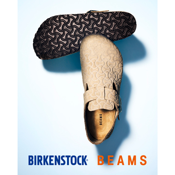 繼承〈BIRKENSTOCK〉與〈BEAMS〉的合作新篇章的『LONDON』鞋款登場。鞋面採用標誌性的紋路設計