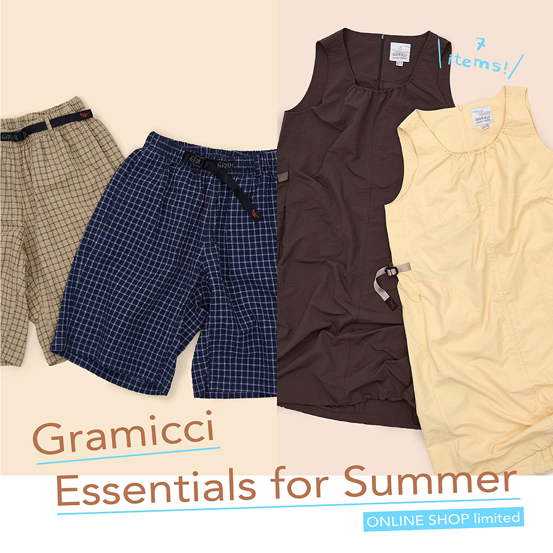 The Urban Outdoor Edit 官網限定登場的〈Gramicci〉夏日7選