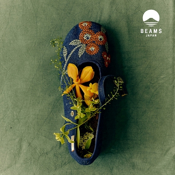 BEAMS JAPAN丹寧繡花鞋台灣限定登場
