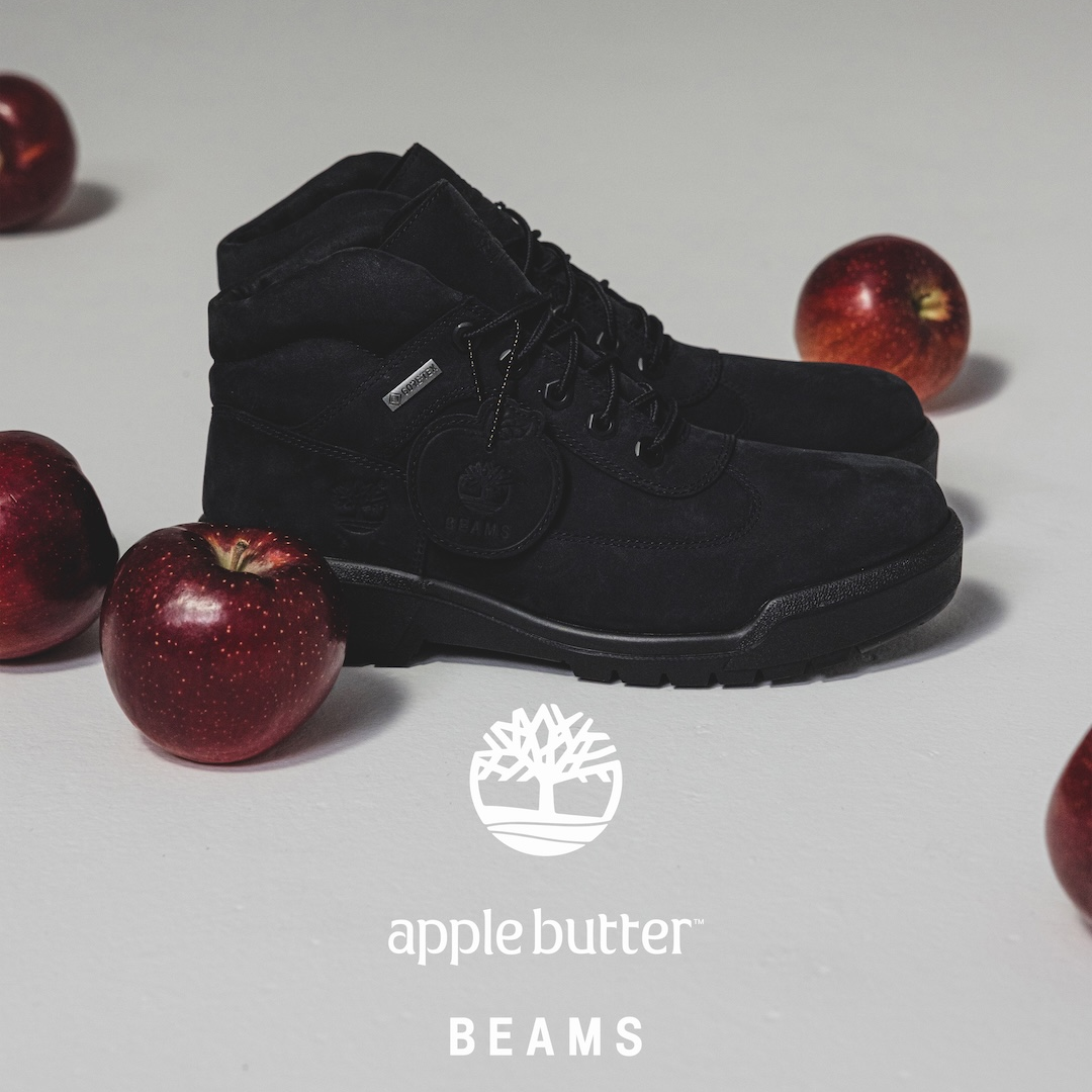 〈Timberland〉、〈APPLE BUTTER STORE〉、〈BEAMS〉攜手推出的三方聯名黑色『Field Boots』登場！