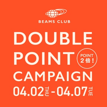 BEAMS CLUB TAIWAN「購物金雙倍回饋」活動