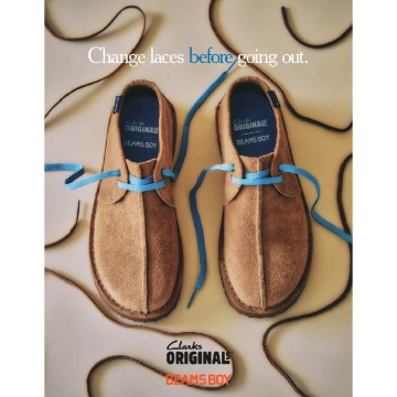 人氣別注鞋款、睽違三年再次登場。〈Clarks Originals × BEAMS BOY〉“Desert Trek GTX”