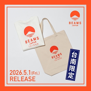 BEAMS JAPAN 台南限定T恤＆托特包｜首次推出印有台灣城市名稱的限定設計