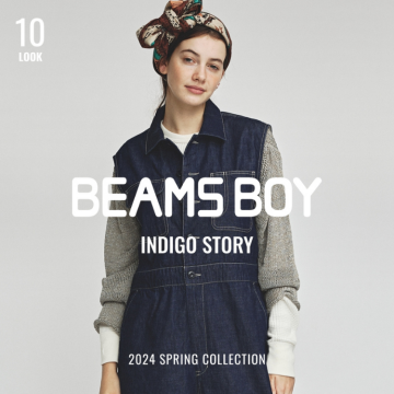 以帶有〈BEAMS BOY〉風格的工裝單品為中心所呈現的春夏系列作