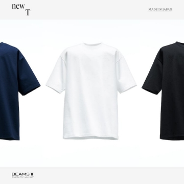 〈BEAMS T〉傾注心力打造的T恤系列中， 全新高端系列『newT MADE IN JAPAN』正式登場。