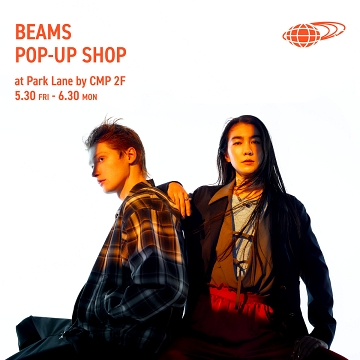 BEAMS POP-UP SHOP｜台中・勤美誠品綠園道 登場