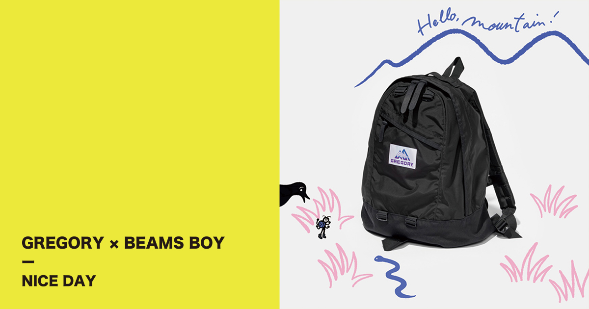 GREGORY × BEAMS BOY 別注 DAY PACK-